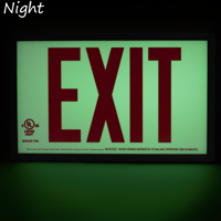 Red Acrylic Framed Exit Sign