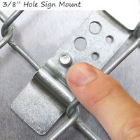 Pair of EZ-Clips for Chian Link Fence