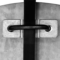 Pair of Brackets-Decorative Fence Attachment Kit