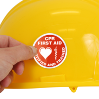 CPR First Aid Certified Label