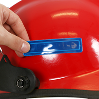 Blue Reflective strips for fire helmets
