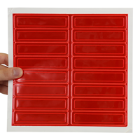 Reflective strips are sold in packs of 16 stickers