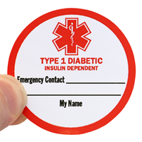 Writeable Medical Alert Decal