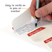 Emergency Write-On Hard Hat Decals