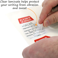 Hard Hat Decals for Emergency Information