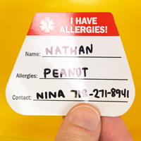 I Have Allergies Decal