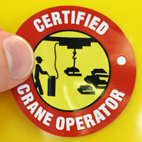 Certified Crane Operator Decal
