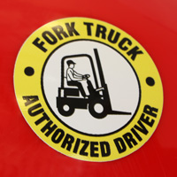 Certified Forklift Driver Badge
