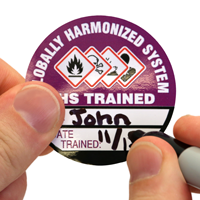 GHS Trained Decal