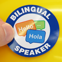 Bilingual Speaker Decal