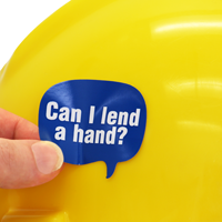 Can I Lend A Hand Sticker