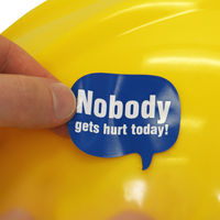 Nobody Gets Hurt Today Decal