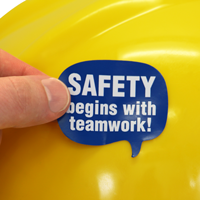 Safety Begins With Teamwork Decal