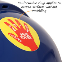 Workplace Safety Decals for Hard Hats