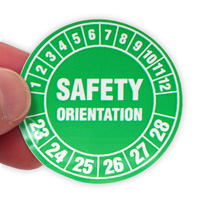 Safety Training Hard Hat Sticker