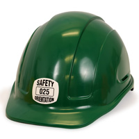 Safety Orientation Choose Numbering Hard Hat Decals