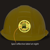 Forklift Operator Certification Label
