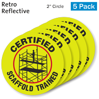 Scaffold Safety Sticker