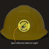 Rigger qualification certification decal