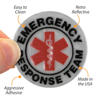 Safety team identification sticker