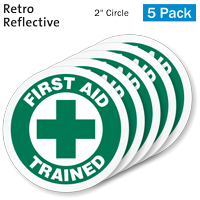 First Aid Trained Label