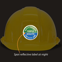 Safety reflective label