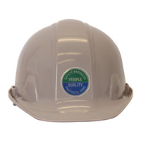Reflective sticker safety message