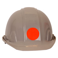 Fluorescent Hard Hat Sticker