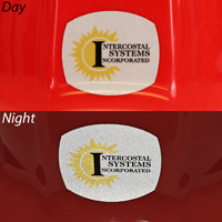 Custom Oval Hard Hat Label