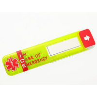 Worker Emergency Reflective ID Stickers