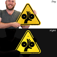 ISO Pinch Point Warning Sign