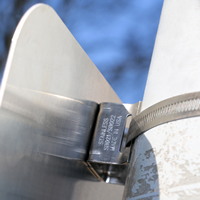 Sign Hose Clamp Mounting Hardware