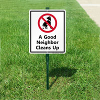Dog Poop Signs