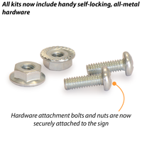 Hardware for LawnBoss kits