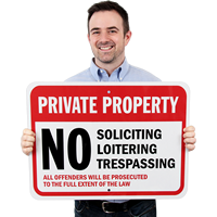 Private Property Sign