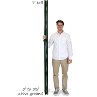 Municipal U-Channel Signs Post - 7' tall