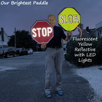 Bright LED stop slow paddle