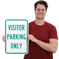 Visitor Parking Only Sign