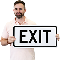 Big EXIT Big EXIT Sign