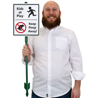 Kids At Play With Graphic Signs