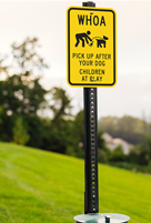 Pick Up After Dog Sign
