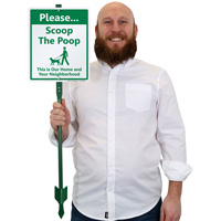 Dog Poop LawnBoss Sign