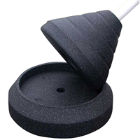 Recycled Rubber Sign Base For Parking Lot