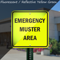Emergency Muster Area Sign