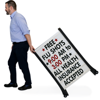 Custom BigBoss A-Frame Sidewalk Sign