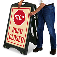 Stop A-Frame Portable Sidewalk Sign