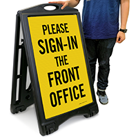 Please Sign-In The Front Office Sign