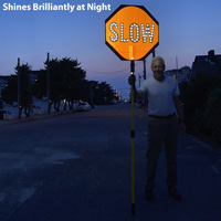 Stop slow paddles with led lights