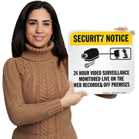 CCTV Security Notice Sign
