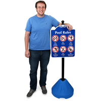 Pool Rules Symbol Signsature Signs